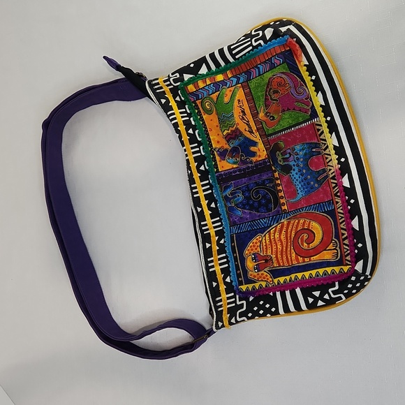Laurel Burch Puppy Love bag. Size 13 X 9" - Picture 2 of 14